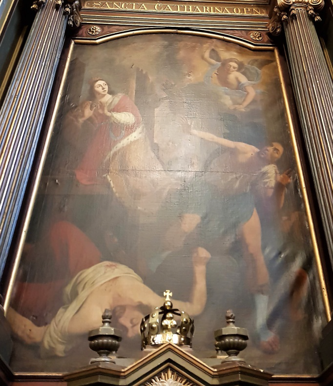 Schilderijen - Marteldood van de H. Catharina